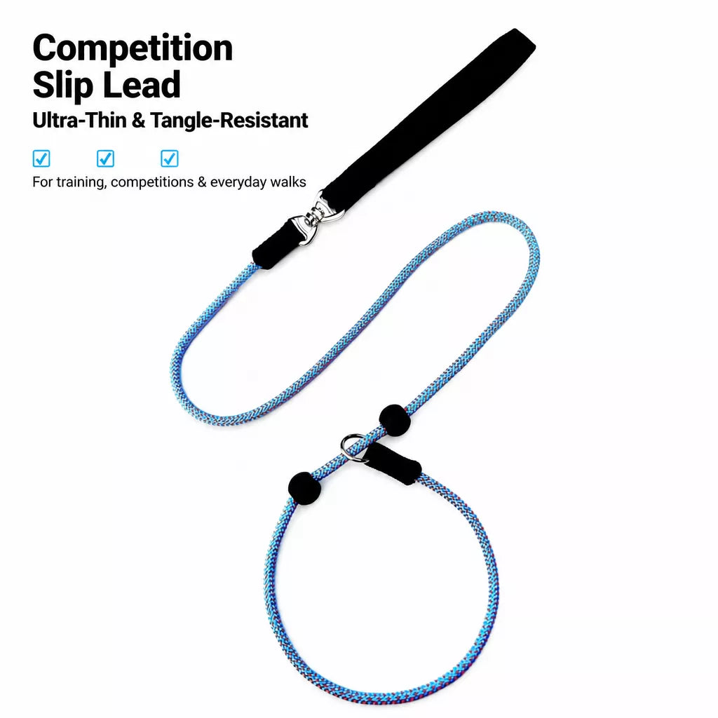One-Piece Nylon Rope Training Leash for Small and Medium Dogs