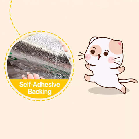Adhesive Wall-Mounted Cat Scratching Pad