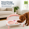 Raised Ceramic Double Pet Bowl Set