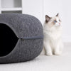 Enclosed Donut Pet Bed with Tunnel