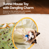 Foldable Crinkle Cat Tunnel Toy
