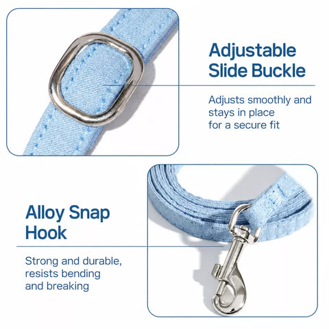 Nylon Dog Harness and Leash for Small Dogs