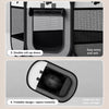 Foldable Enclosed Cat & Dog Bed – Patchwork Style
