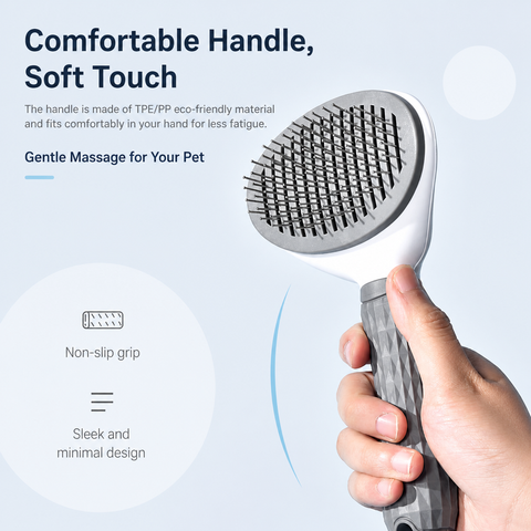 Self-Cleaning Pet Brush for Dogs & Cats