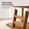Large Oval Sisal Cat Tree with Integrated Scratcher and Bed