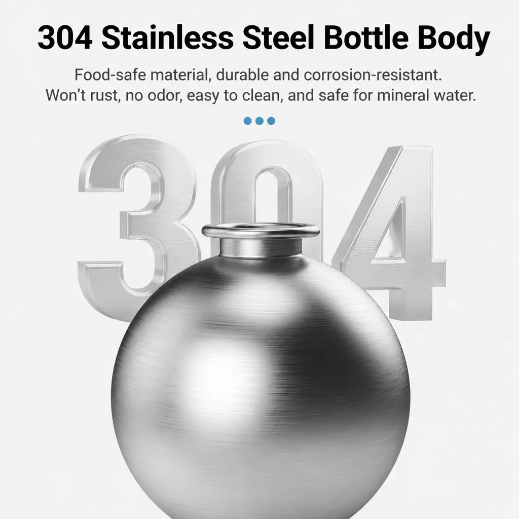 Portable Stainless Steel Pet Water Bottle