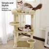 Compact Cat Tree with Space Capsule Hideaway