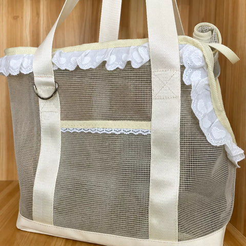 Breathable Mesh Crossbody Pet Carrier