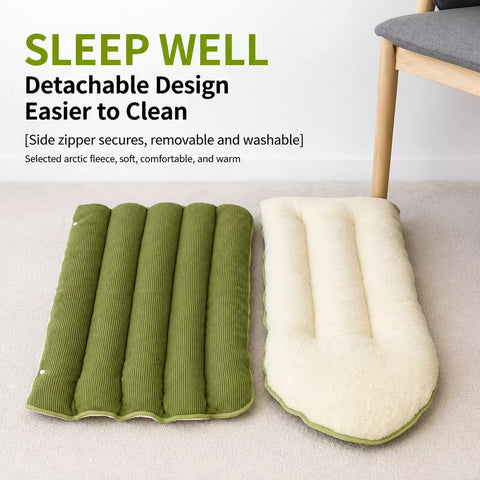 Removable, Washable Semi-Enclosed Bed for Cats & Dogs