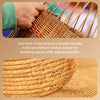 Handwoven Rattan Cat Bed for Cats & Small Dogs