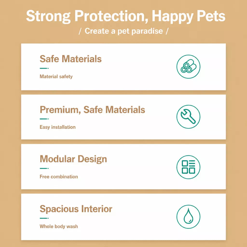Indoor Resin Pet Playpen