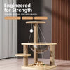 Wooden Space Capsule Cat Tree with Scratching Post