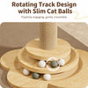 4-in-1 Cat Scratching Post with Sisal Mat and Interactive Toy