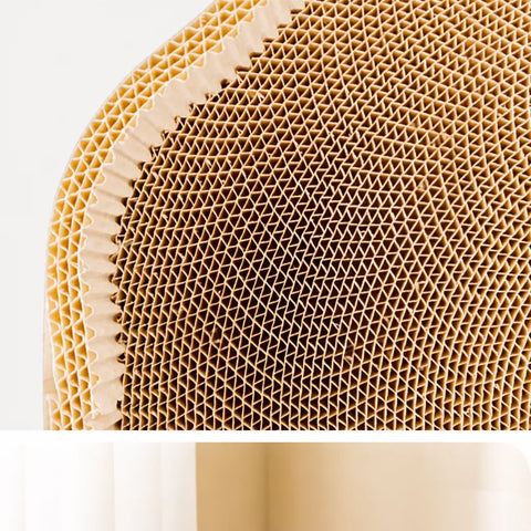 Petal-Style Corrugated Cardboard Cat Scratcher Bed