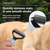 Double-Sided Dematting and Thinning Comb for Cats and Dogs
