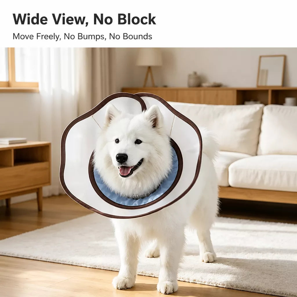 Soft Nylon Recovery Cone for Dogs