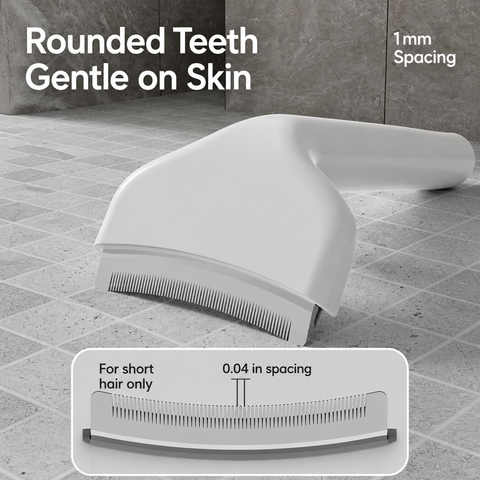 Curved-Tooth Thinning Comb for Cats & Dogs