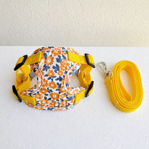 Reflective Vest Harness and Leash Set for Cats and Small Dogs