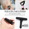 Long-Hair Dog Deshedding Rake