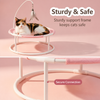 Round Elevated Pet Bed for Year-Round Lounging