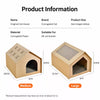 Corrugated Cardboard Cat Scratcher House