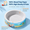 White Corrugated Cardboard Cat Scratcher Bed
