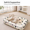 Cotton-Linen Pet Bed Mat for Small Dogs and Rabbits