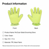Reversible Cat Grooming Glove for Loose Fur & Coat Care