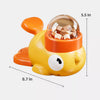 Duck-Shaped Rotating Treat Dispenser Toy