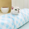 Plaid Pet Tunnel Bed