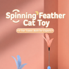 Interactive Cat Spinner Toy with Feather Wand and Colorful Balls
