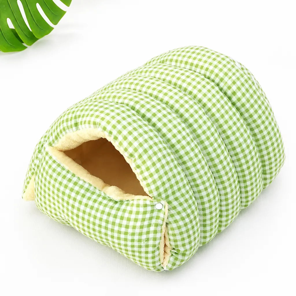 Washable Semi-Enclosed Polyester Cat & Small Dog Bed