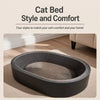 Oval Corrugated Paper Cat Scratcher Lounge