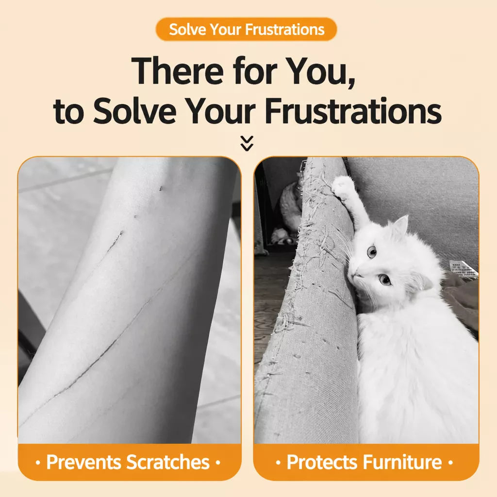 Self-Adhesive Wall-Mounted Felt Cat Scratcher