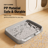 Elevated Dog Potty Tray with Steel Frame