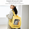 Large Pet Carrier Backpack with Panoramic Window for Cats