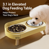 Double Stainless Steel Dog Bowls with Anti-Tip Feeding Stand