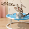 Round Elevated Pet Bed for Year-Round Lounging