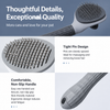 Self-Cleaning Pet Brush for Dogs & Cats, 3.8-Inch Wide Head