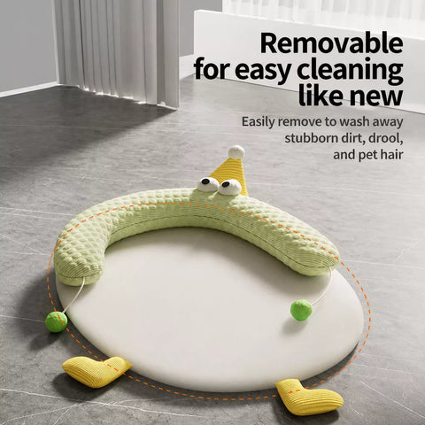 Low-Profile Pet Bed Mat for Cats and Dogs