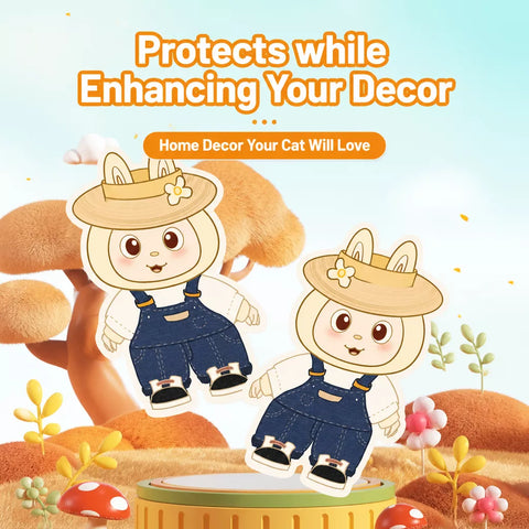 Adhesive Wall-Mounted Cat Scratching Pad