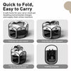 Foldable Enclosed Cat & Dog Bed – Patchwork Style
