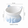 Elevated Ceramic Cat Bowl
