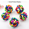 Rainbow Bell Rope Ball Toy for Cats and Dogs