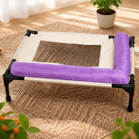 Elevated Washable Pet Bed for Small to Medium Dogs & Cats