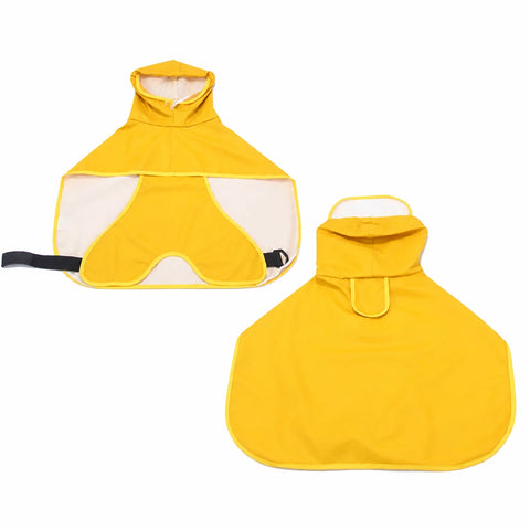 Waterproof Full-Coverage Dog Rain Poncho for Rainy Walks