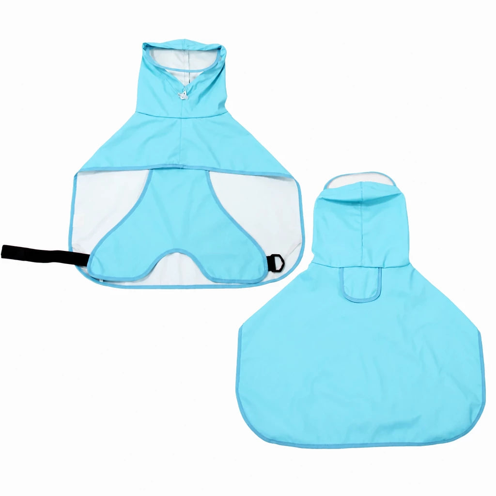 Waterproof Full-Coverage Dog Rain Poncho for Rainy Walks
