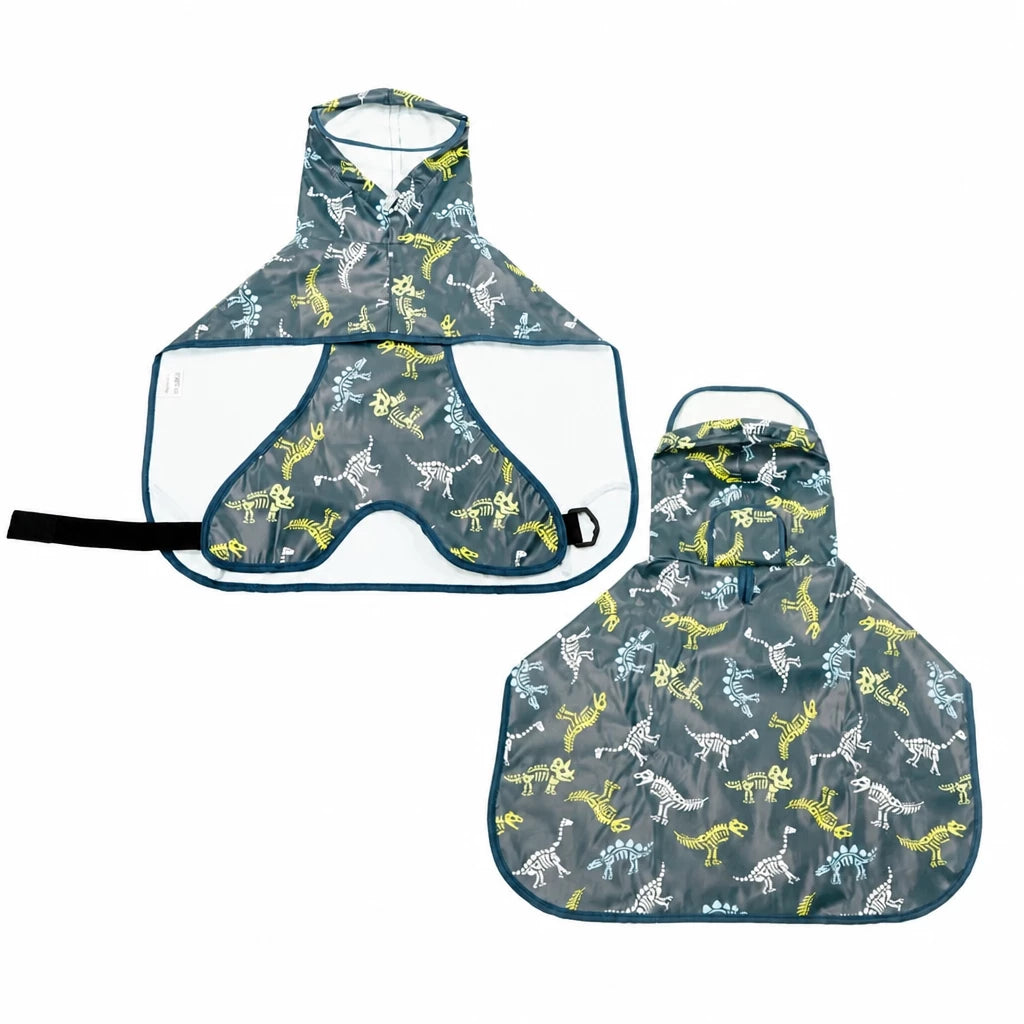 Waterproof Full-Coverage Dog Rain Poncho for Rainy Walks