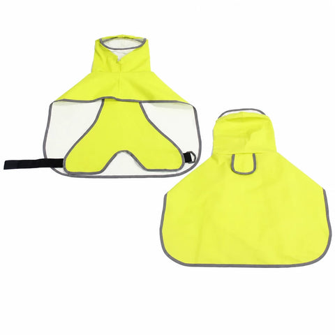 Waterproof Full-Coverage Dog Rain Poncho for Rainy Walks