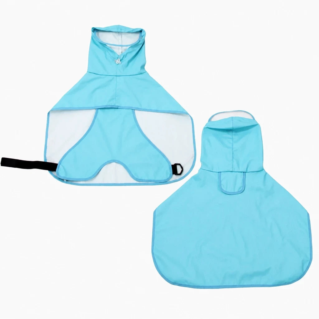 Waterproof Full-Coverage Dog Rain Poncho for Rainy Walks